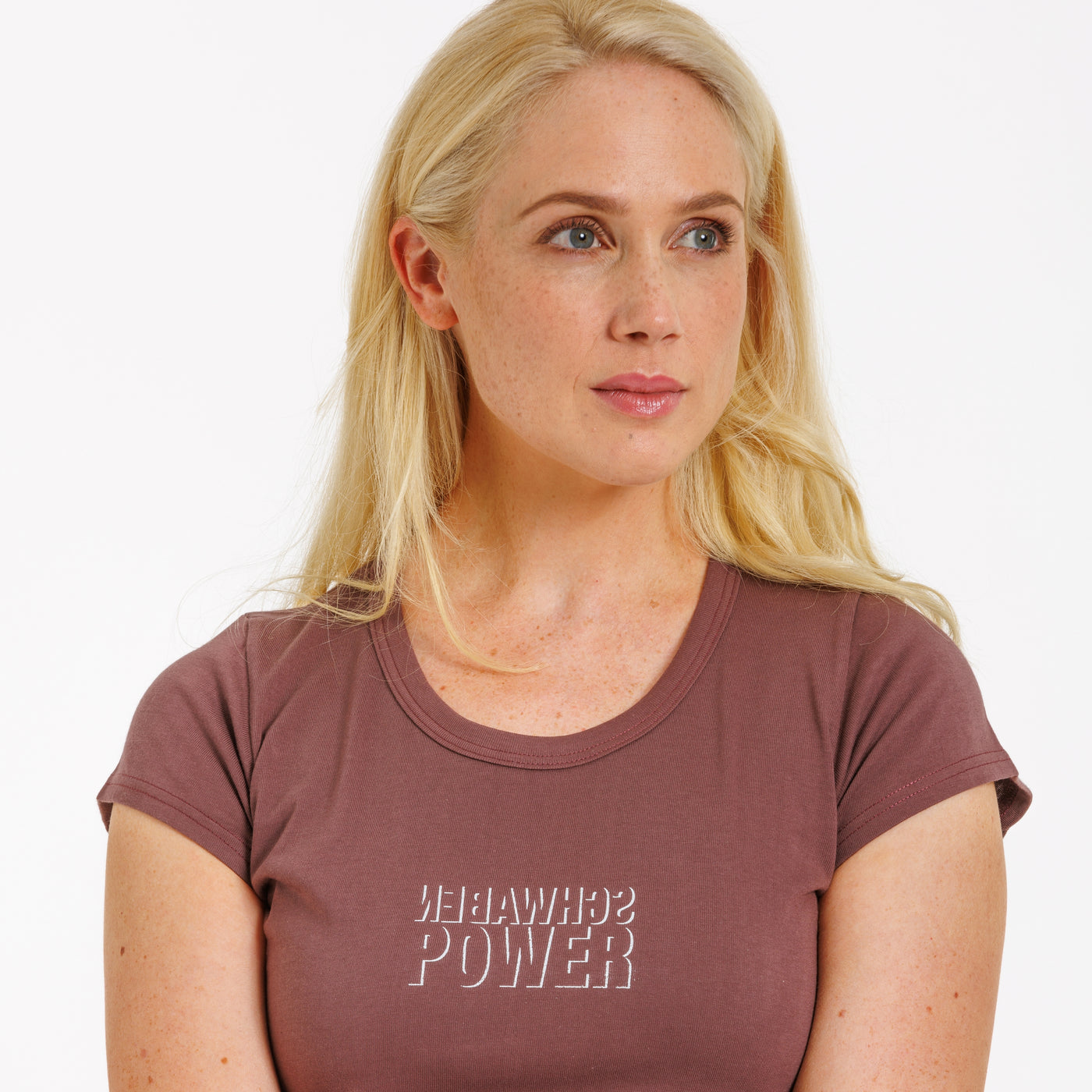 Damen T-Shirt - Schwabenpower Shadow Front
