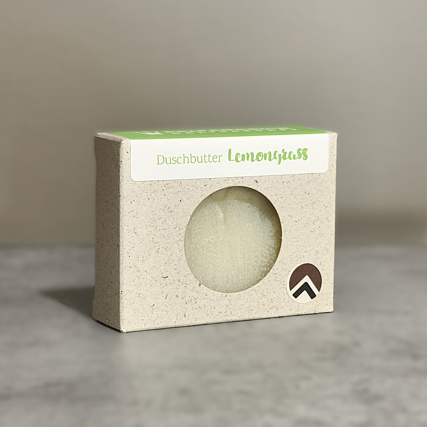 handgesiedete Bio-Naturseife, Duschbutter Lemongrass, 100g Frischegewicht, natürlich und vegan, albgemacht