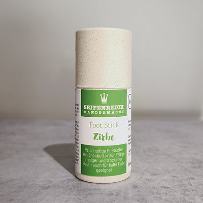 Foot Stick, Fußbutter, 47g, Duft Zirbe, Pflege für rissige und trockene Haut