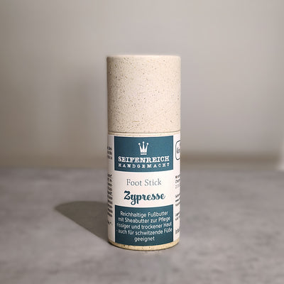 Foot Stick Zypresse, 47g Fußbutter-Stift, Pflege von rissiger trockener Haut