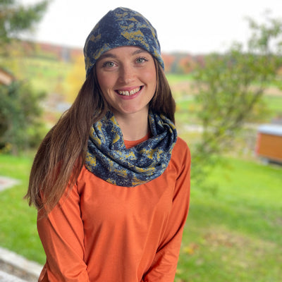 Rundschal "Nachtglanz"