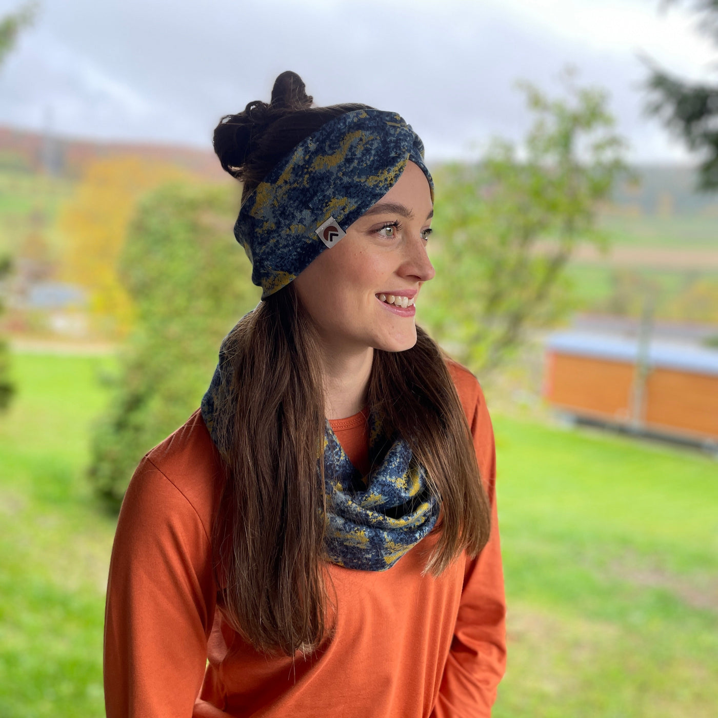 Stirnband "Nachtglanz"