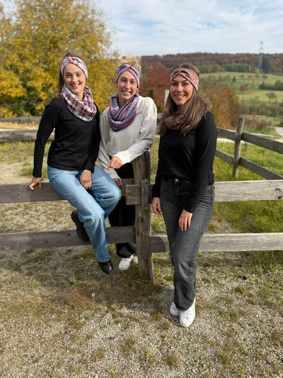 Rundschal "Silberbeere"