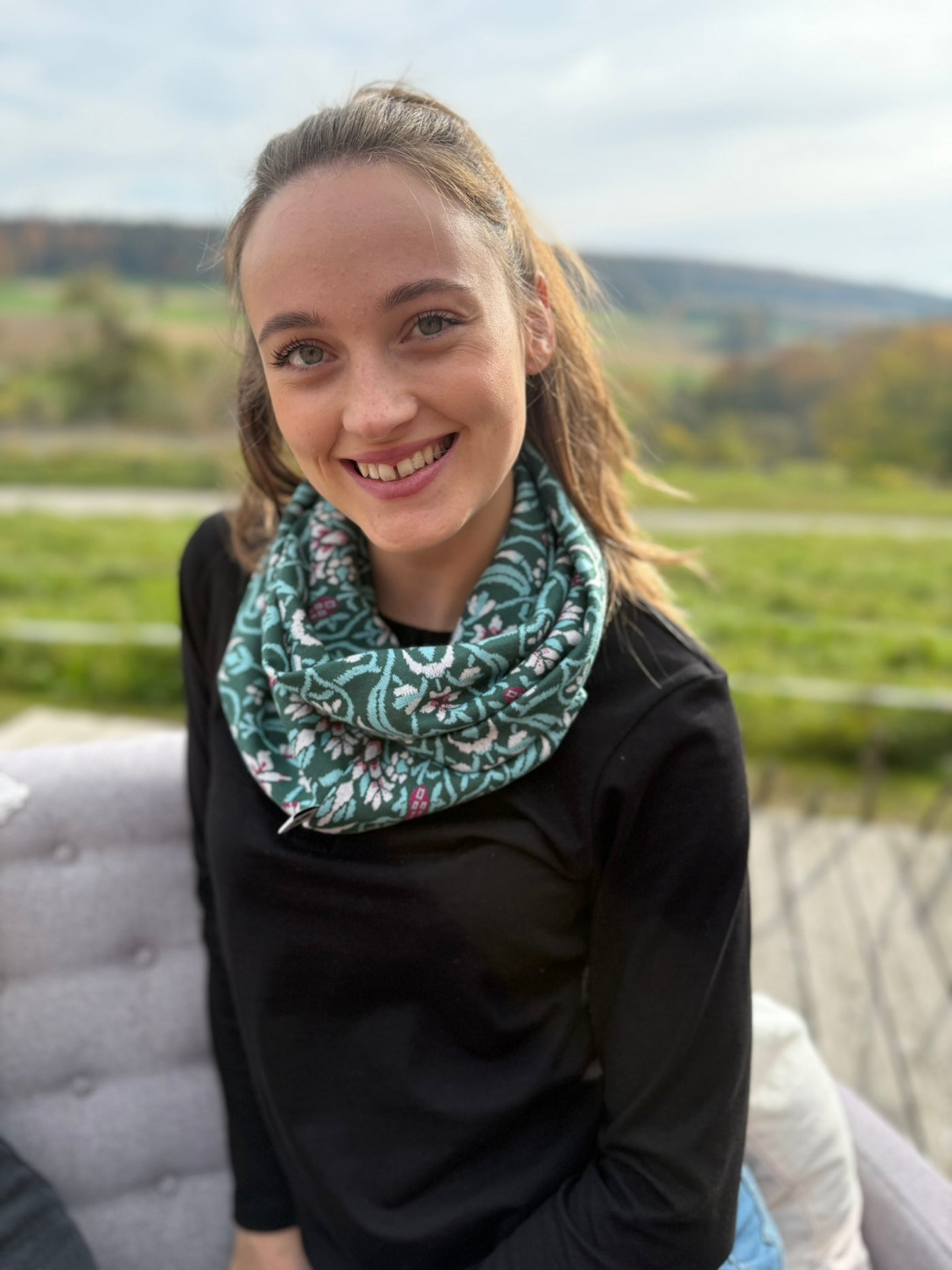 Rundschal "Waldgeflüster"