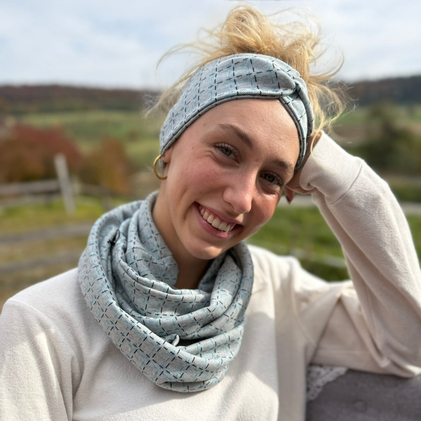 Stirnband "Nebelschleier"