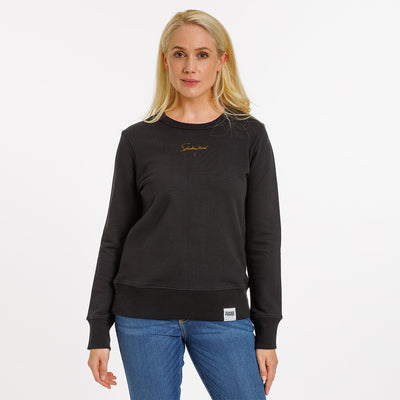 Damen Sweat - Schriftzug gold