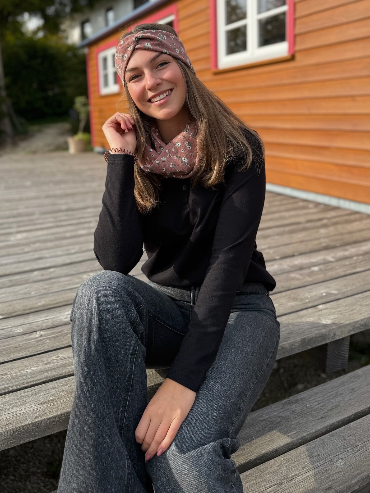 Langarmshirt, Knopfleiste, Schwabenpower