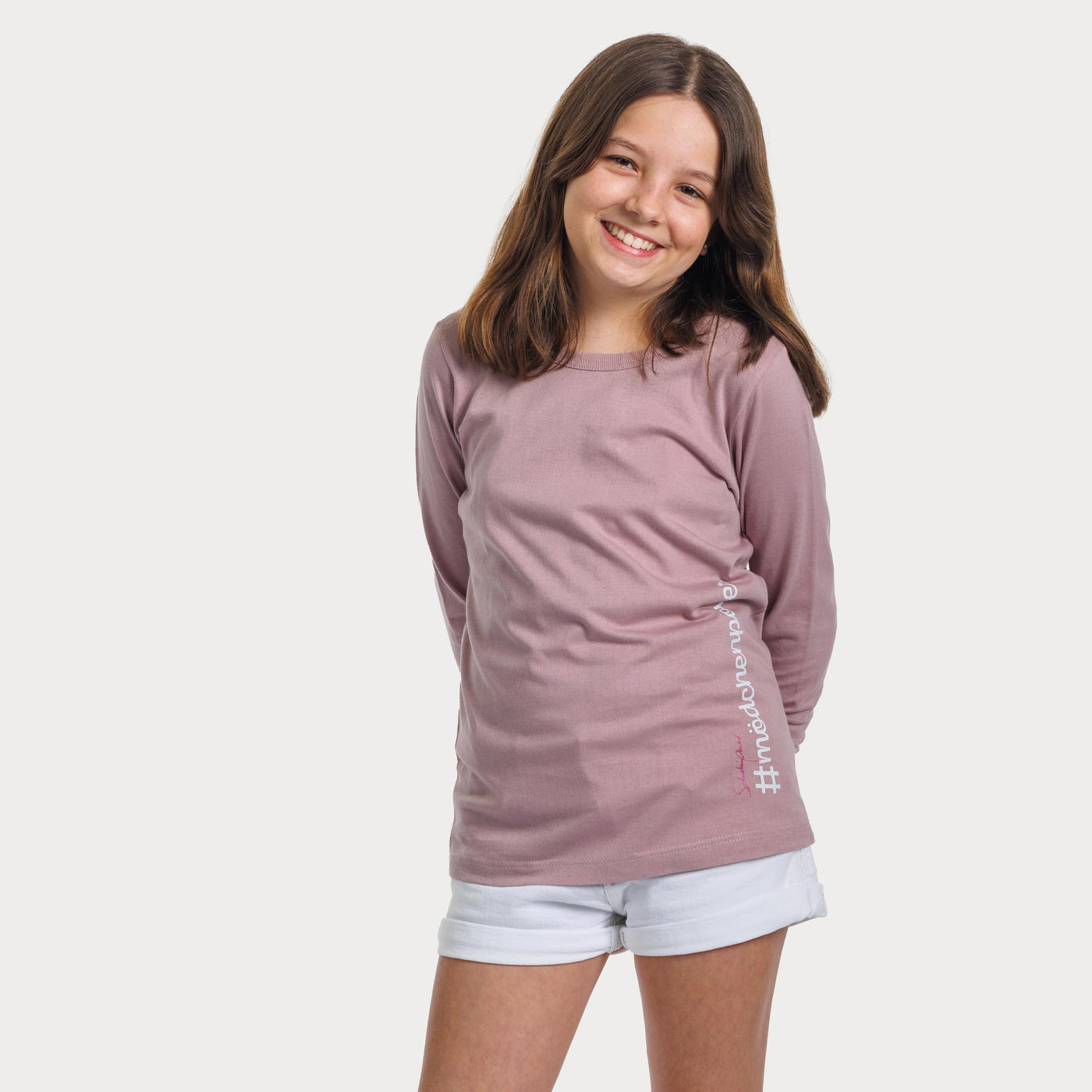 Kinder Langarm-Shirt "Mädchenpower"