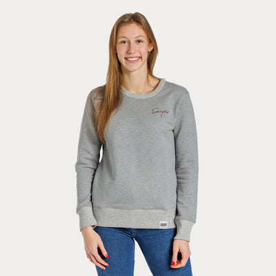 Damen Sweatshirt - Small Stick Signet