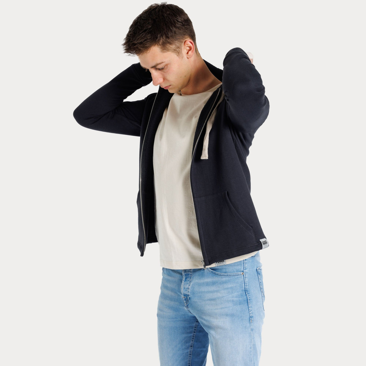 Herren Sweatjacke mit Kapuze