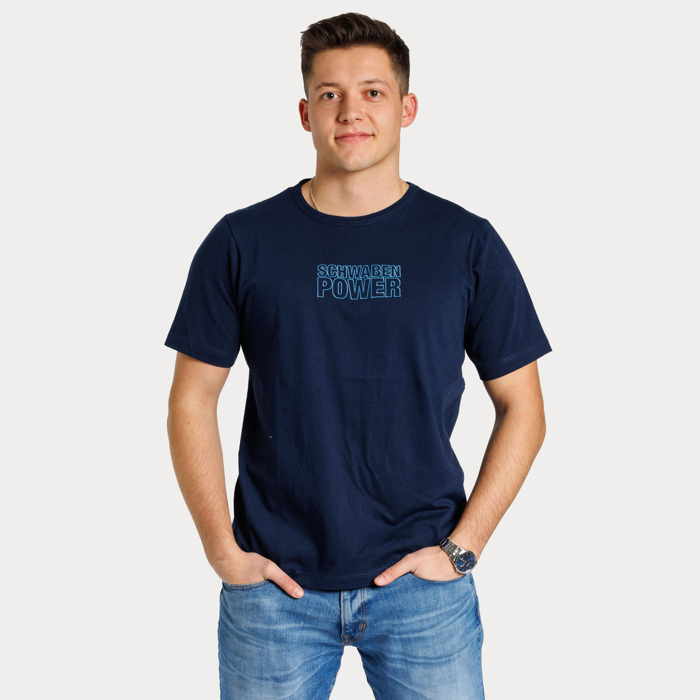 Herren T-Shirt - SCHWABENPOWER 2-zeilig