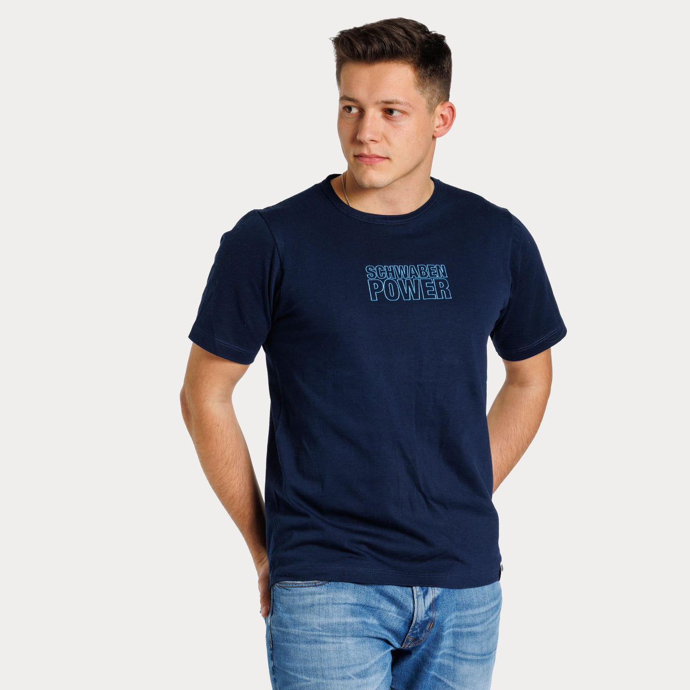 Herren T-Shirt - SCHWABENPOWER 2-zeilig