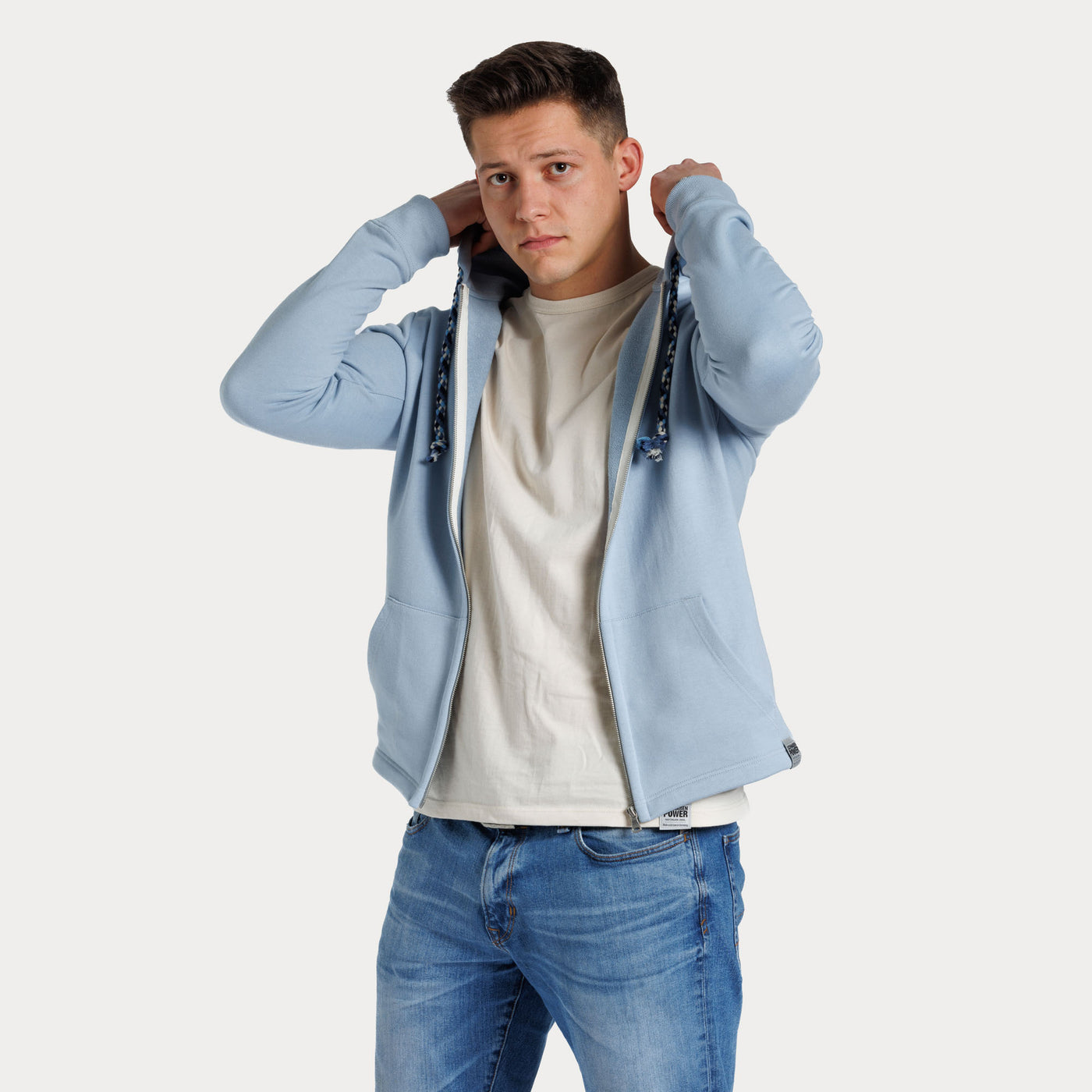 Herren Sweatjacke mit Kapuze