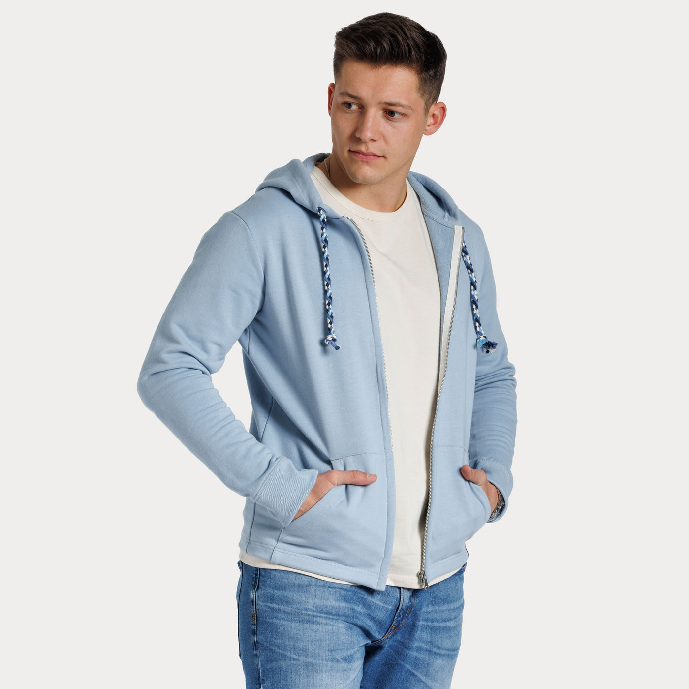 Herren Sweatjacke mit Kapuze